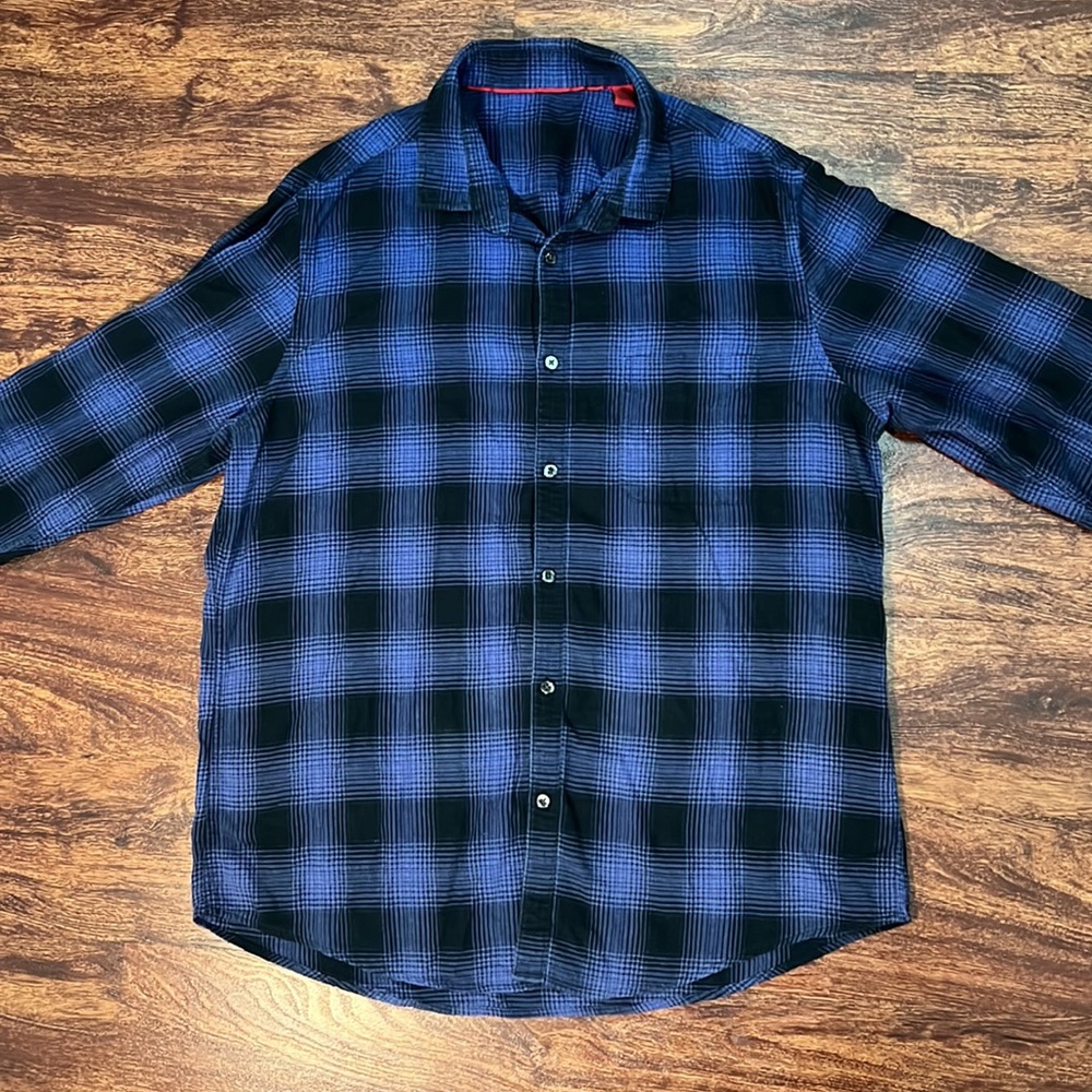 Plaid Button Down Top